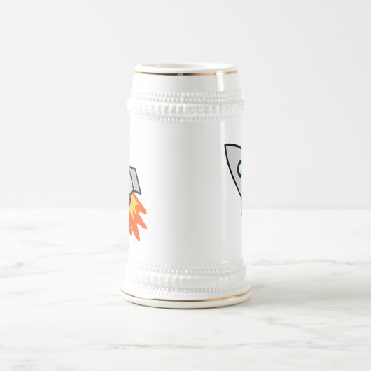 Chope À Bière L'espace Rocket de bande dessinée (Centre)