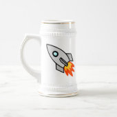Chope À Bière L'espace Rocket de bande dessinée (Gauche)