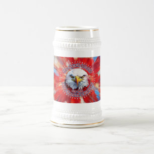 Chope À Bière L'Esprit de 1776, 2026 L'Aigle Rouge de Feu d'Amér