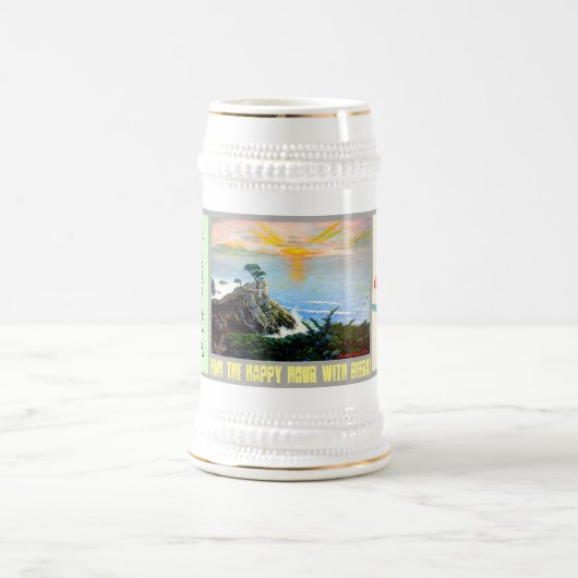 Chope À Bière L'heure heureuse avec des bières (Centre)