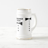 Chope À Bière L'homme Stein de Groom (Devant droit)