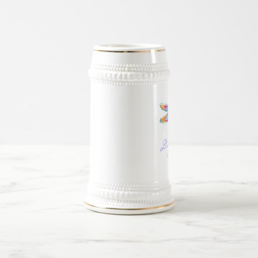 Chope À Bière Libellule colorée (Centre)