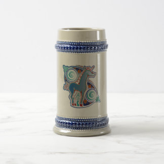 Chope À Bière Licorne celtique