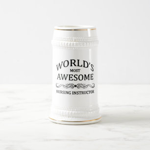 Chope À Bière L'instructeur des soins le plus impressionnant du