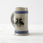 Chope À Bière Lion Rampant Renaissance Mariage médiéval (Devant gauche)