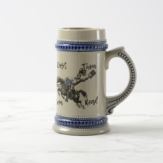 Chope À Bière Lis-tu seulement ? stein (Droite)