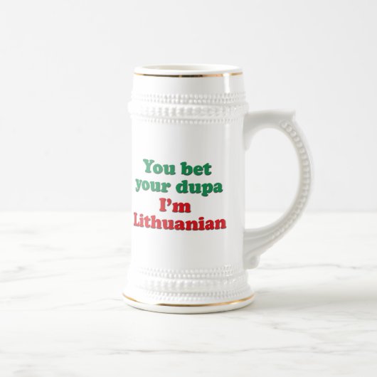 Chope À Bière Lithuanien Dupa 2 (Droite)