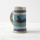 Chope À Bière Lockheed Martin F-35A Lightning II Beer Stein (Devant gauche)