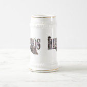 Chope À Bière Logo Hippo Avec Hippopotame, (Centre)