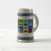 Chope À Bière logo multi MIP (Devant droit)