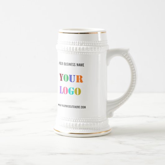 Chope À Bière Logo personnalisé Texte promotionnel Bière commerc (Droite)