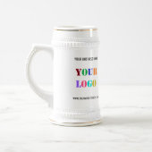 Chope À Bière Logo personnalisé Texte promotionnel Bière commerc (Gauche)