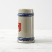 Chope À Bière Logo Stein de mille de bière (Centre)