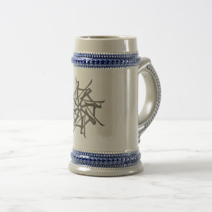 Chope À Bière Logo Tantra Celtique Gris