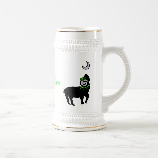 Chope À Bière Logo tribal Stien de BlackSheep BellyDance de Fest (Droite)