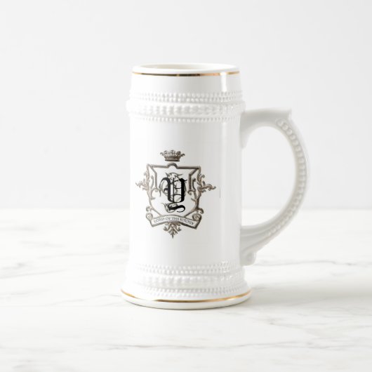 Chope À Bière Lord of the Kitchen monogram bijouterie (Droite)