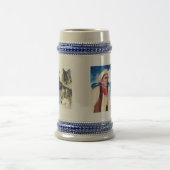 Chope À Bière Loups avec amour de TX (Centre)