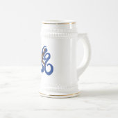 Chope À Bière Loutre Stein de natation (Devant droit)