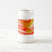 Chope À Bière Love and Gold Abstrait 3D Rainbowart (Centre)