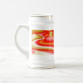 Chope À Bière Love and Gold Abstrait 3D Rainbowart (Gauche)