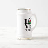 Chope À Bière LOVE Wales (Devant droit)