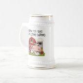 Chope À Bière Lu 'jusqu'aux vaches venez à la maison (Devant gauche)