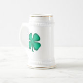 Chope À Bière Lucky 4 Leaf Irish Clover stein (Devant gauche)