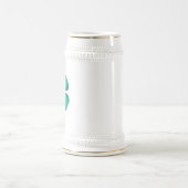 Chope À Bière Lucky 4 Leaf Irish Clover stein (Centre)