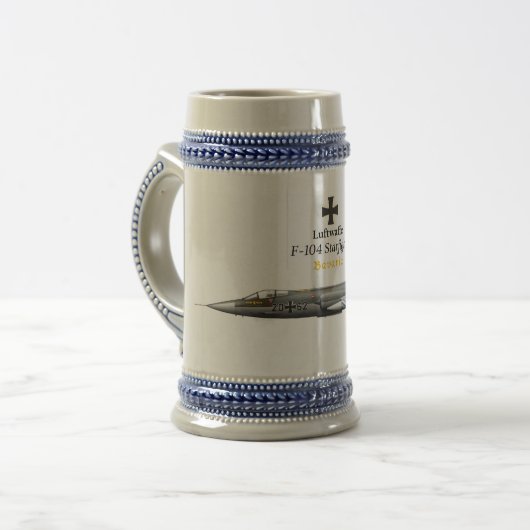 Chope À Bière Luftwaffe F-104 Starfighter (Devant gauche)