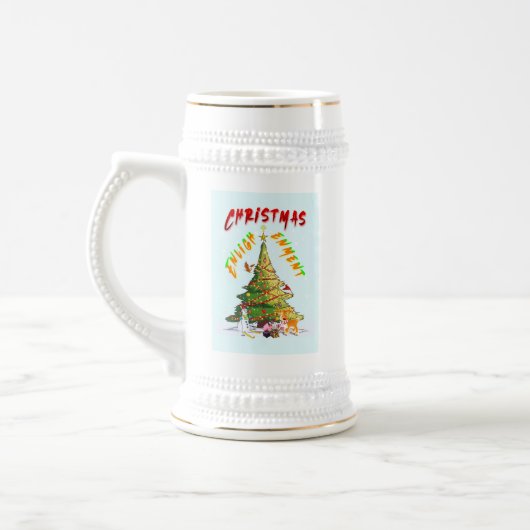 Chope À Bière Lumière de Noël (Gauche)
