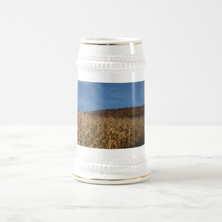 Chope À Bière Lune de maïs et de ciel bleu