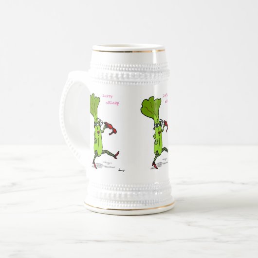 Chope À Bière Lusty Celery Stein (Devant gauche)