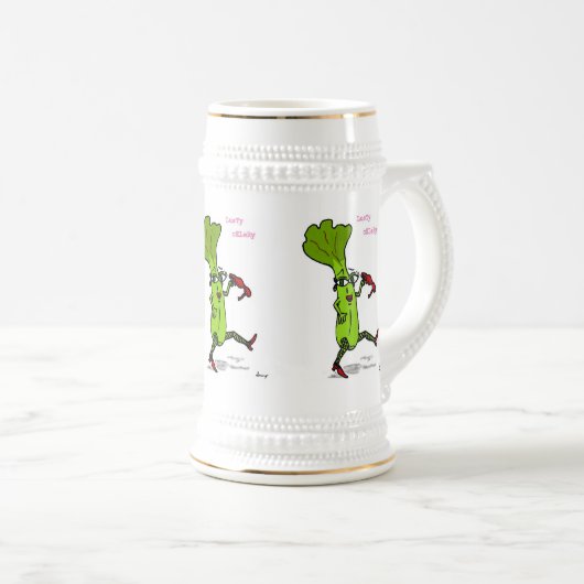 Chope À Bière Lusty Celery Stein (Devant droit)