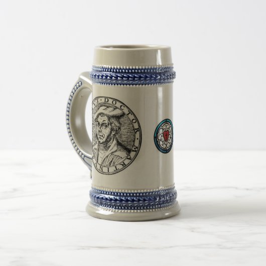 Chope À Bière Luther Stein - gris/bleu (Devant gauche)