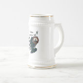 Chope À Bière MacKenzie Clan Badge Stein (Devant droit)