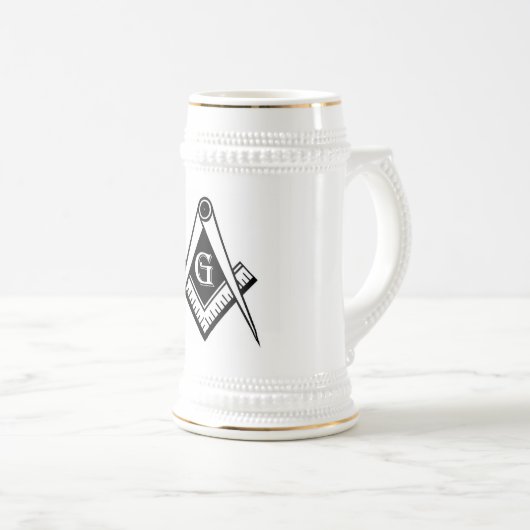 Chope À Bière Maçonnerie Stein (Devant droit)