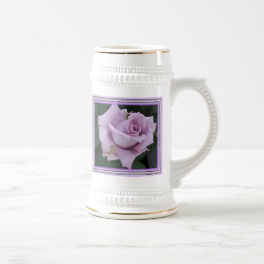 Chope À Bière "Madame bleue" Stein rose (Droite)