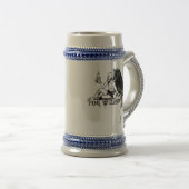 Chope À Bière Magicien Devilstein de brouillard (Devant droit)