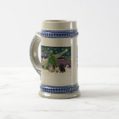 Chope À Bière Magie de Noël / Carlins (trois, 2+1Blk) (Devant gauche)