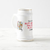 Chope À Bière Mais en tapant Pinochle jouer (Devant gauche)