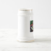 Chope À Bière Maison des Australiens 4 chiens jouant la bière (Centre)