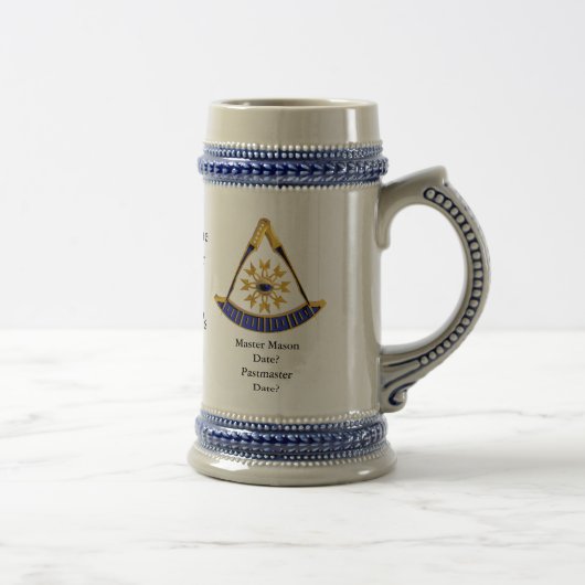 Chope À Bière Maître passé Commerative Stein (Droite)