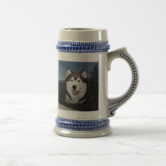 Chope À Bière Malamute d'Alaska Stein