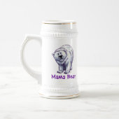 Chope À Bière Mama Oear Polar Bear Stein (Gauche)