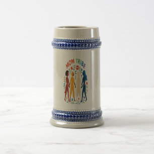 Chope À Bière Maman Tribe unie dans l'amour et la force