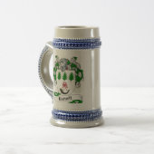 Chope À Bière Manteau de Burnett des bras Stein - crête de (Devant gauche)