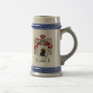 Chope À Bière Manteau de Caputo des bras Stein/de la crête