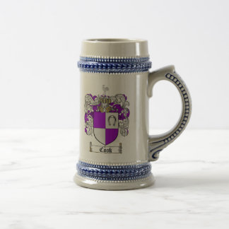 Chope À Bière Manteau de cuisinier des bras Stein/de la crête