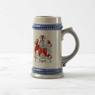 Chope À Bière Manteau de Fagan des bras Stein - crête de famille