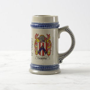 Chope À Bière Manteau de famille de charpentier des bras Stein